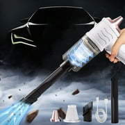 Clearance! Portable Car Vacuum, 9000Pa High Suction Handheld Car Vacuum Cleaner, 2 in 1 Wireless Handheld Mini Vacuum Cleaner, High Power Wet and Dry Handheld Vacuum Cleaner for Home, Office, Car